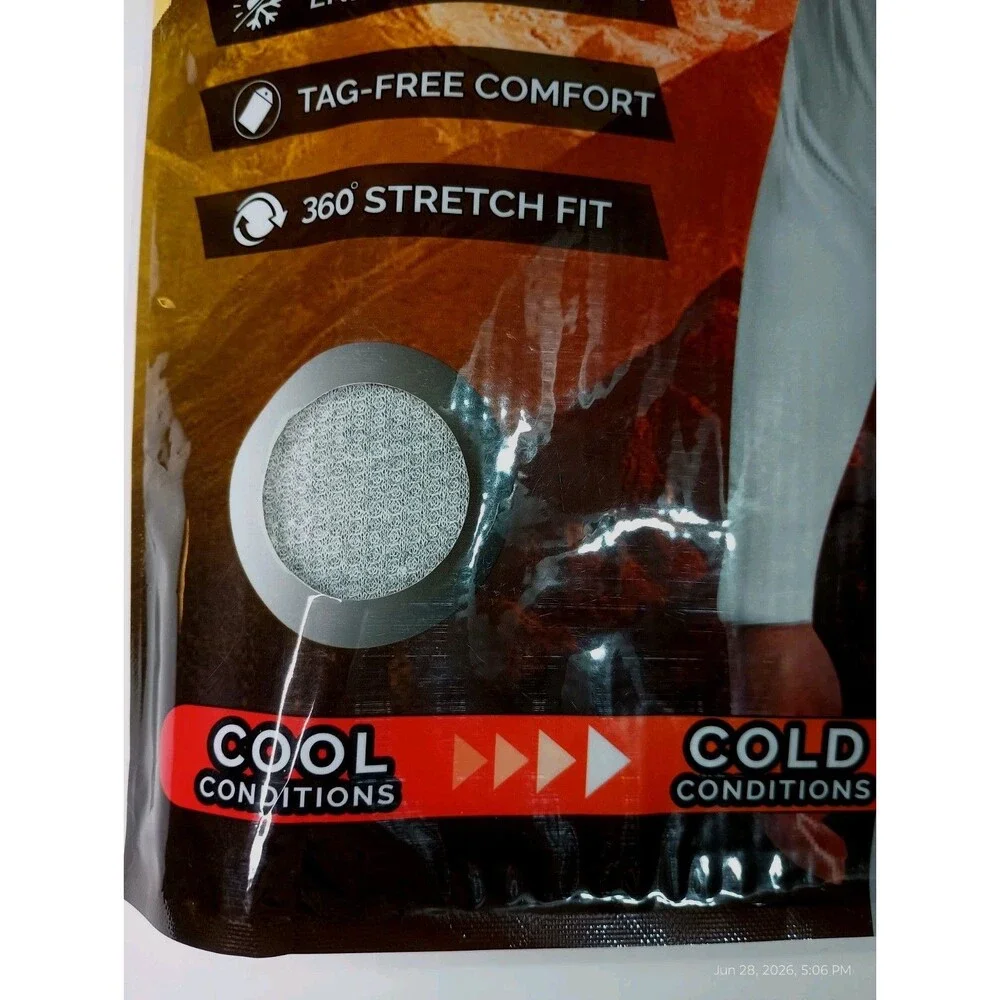 LUMB'R JACK Men's Thermal Base Layer 2-piece Set Long Johns  Wicking Med (P0004)